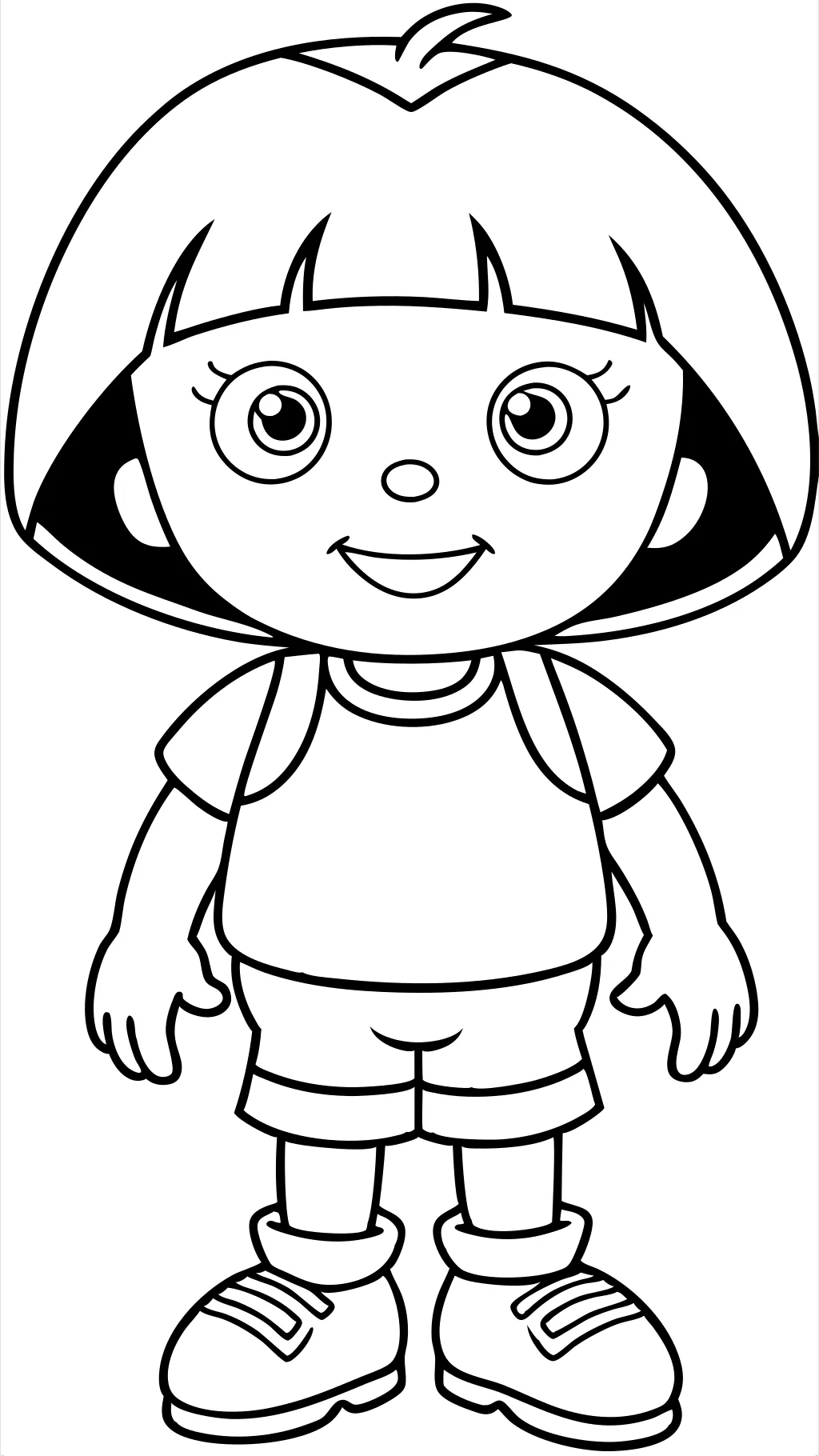 free printable dora the explorer coloring pages